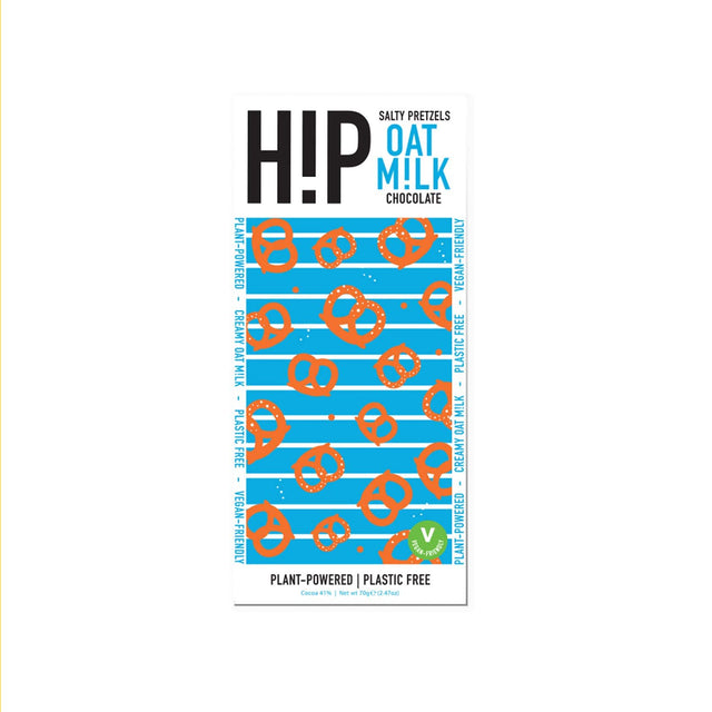 Hip Salty Pretzels Oat Milk Chocolate, 70gr