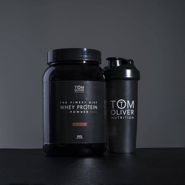 Tom Oliver Diet Whey Caramel Biscuit, 907gr
