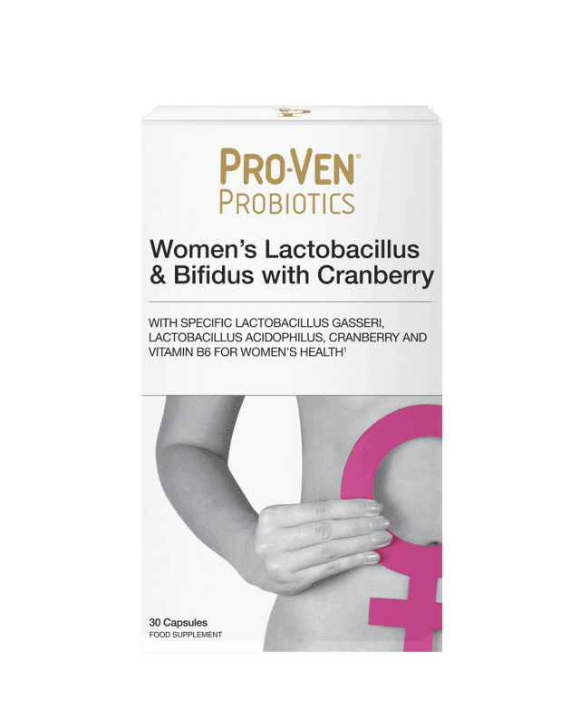 Proven Womens Acidophilus & Bifidus With Cranberry , 30 Capsules