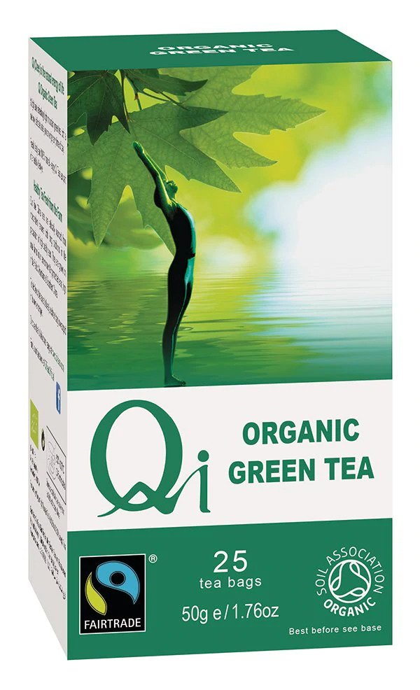 Qi Organic Green Tea, 25 Bags