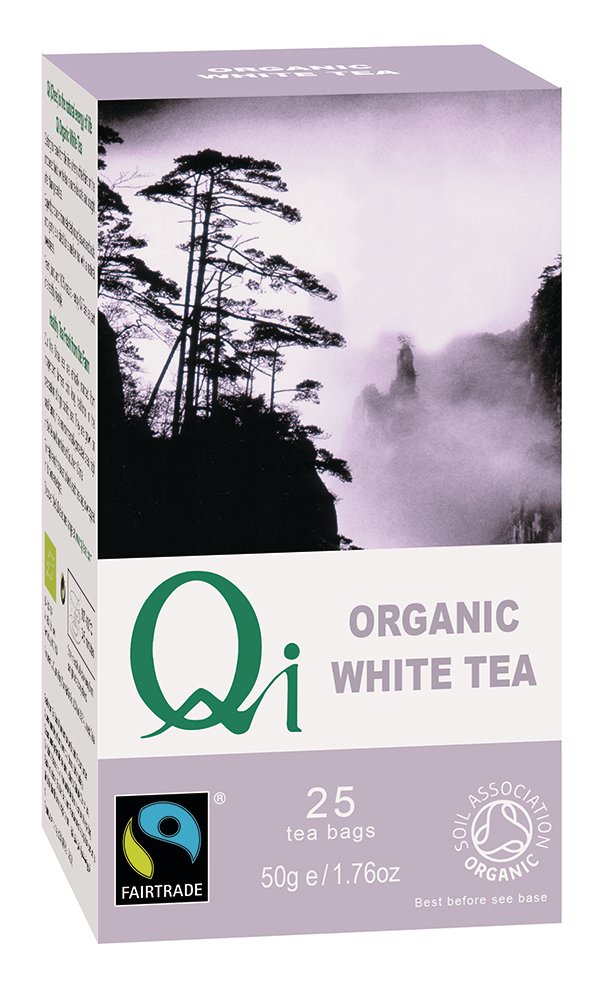 Qi Organic White Tea, 25 Bags
