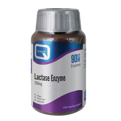 Quest Lactase Enzyme- 200mg, 90 Tablets