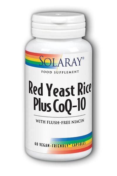 Solaray Red Yeast Rice + CoQ-10, 60 VCapsules