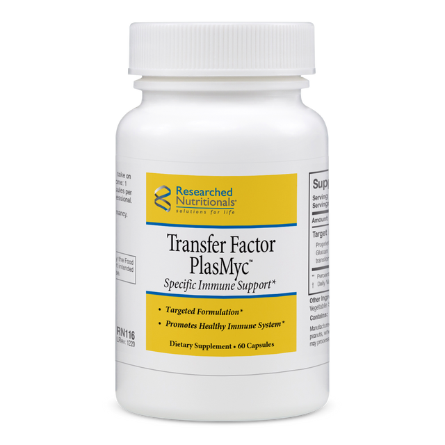 Researched Nutritionals Transfer Factor PlasMyc, 60 Capsules
