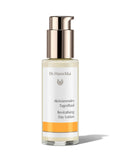 Close-up of Dr Hauschka Revitalising Day Lotion 50ml showing natural ingredients and organic certification