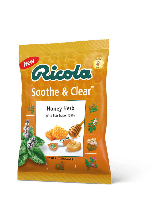 Ricola Soothe & Clear Honey Herb, 75gr