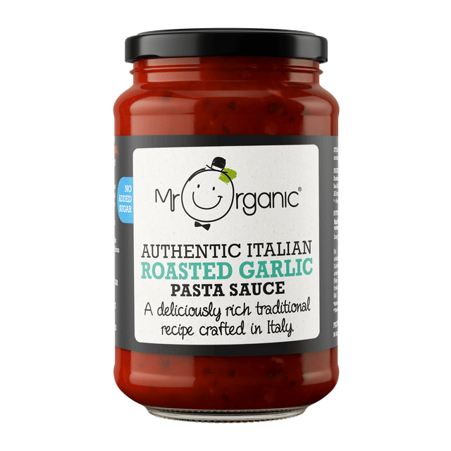 Mr Organic Roasted Garlic Pasta Sauce, 350gr