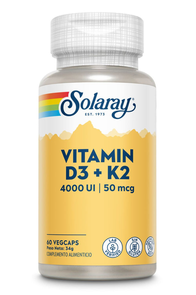 Solaray D3 K2, 120 VCapsules