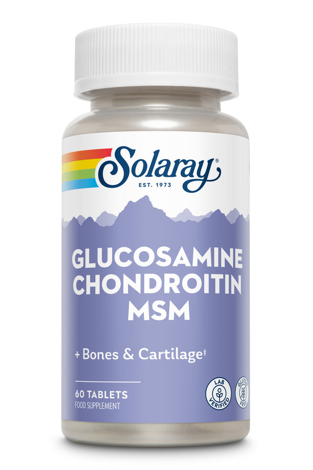 Solaray Glucosamine Chondrotin MSM, 60 Tablets