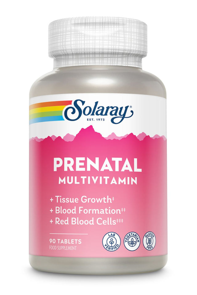 Solaray Prenatal Multivitamin, 90 Tablets