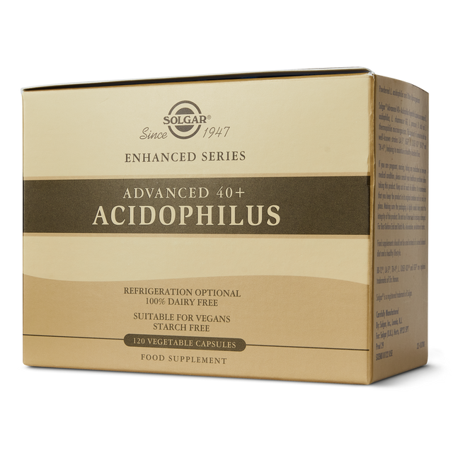 Solgar Advanced 40+ Acidophilus, 120VCapsules (60 x 2)