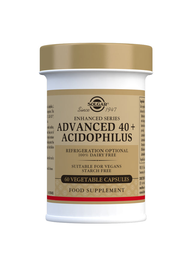 Solgar Advanced 40+ Acidophilus, 120VCapsules (60 x 2)