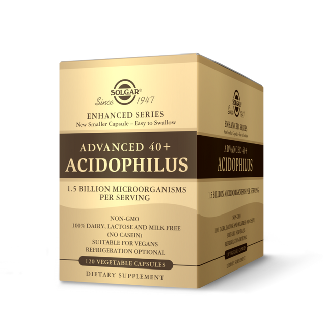 Solgar Advanced 40+ Acidophilus, 120VCapsules (60 x 2)