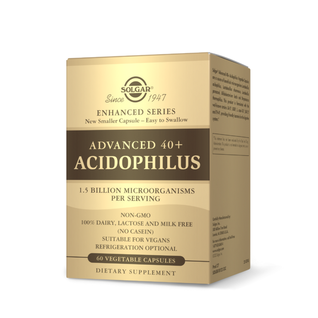 Solgar Advanced 40+ Acidophilus, 60 VCapsules