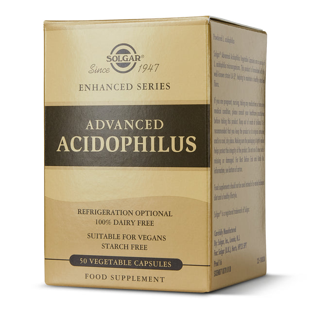Solgar Advanced Acidophilus, 50 VCapsules