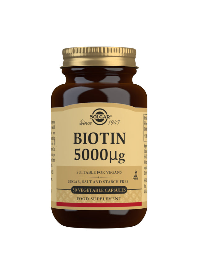Solgar Biotin 5000µg, 50 VCapsules