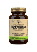 Richly detailed image of Solgar Boswellia Resin Extract capsules highlighting their natural botanical composition