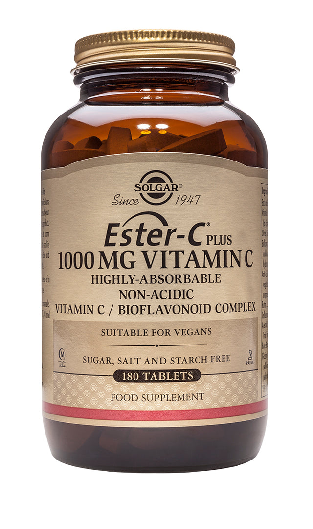 Solgar Ester-C Plus, 1000mg, 180 Tablets