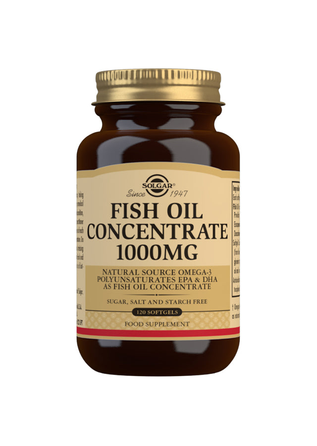Solgar Fish Oil Concentrate, 1000mg, 120 SoftGels