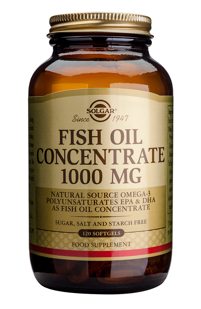 Solgar Fish Oil Concentrate, 1000mg, 120 SoftGels