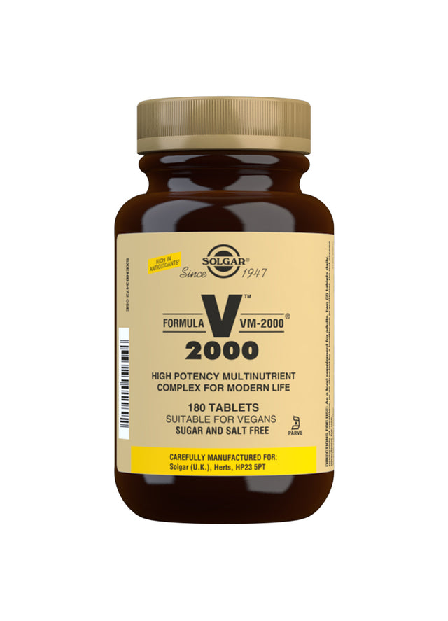 Solgar Formula VM 2000 Multi-Nutrient, 180 Tablets