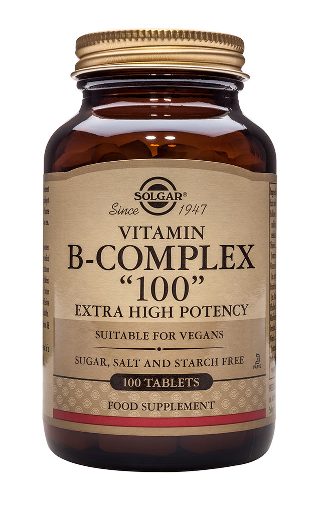 Solgar Formula Vitamin B-Complex ''100'' Extra High Potency,100 Tablets