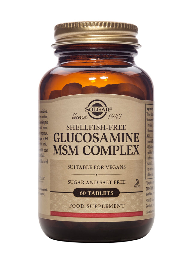 Solgar Glucosamine MSM Complex, 60 Tablets