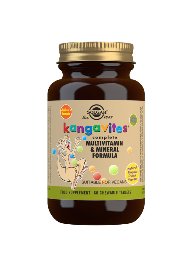 Solgar Kangavites Chewable Multivitamins & Mineral, 60 Tablets