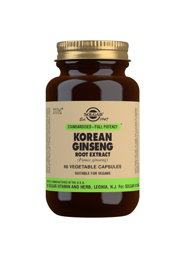 Solgar Korean Ginseng Root Extract, 60 VCapsules