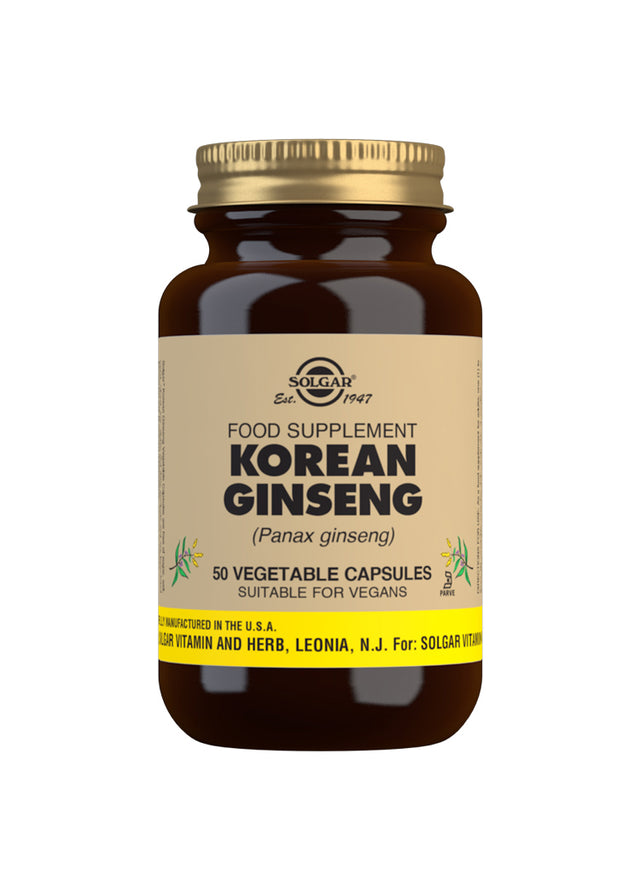 Solgar Korean Ginseng, 520mg, 50 VCapsules