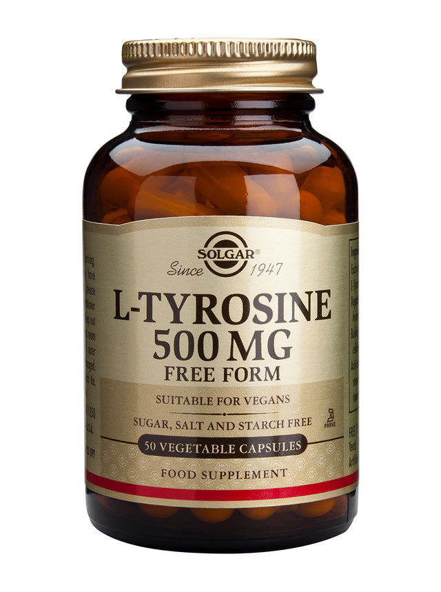 Solgar L-Tyrosine, 500mg, 50 Capsules