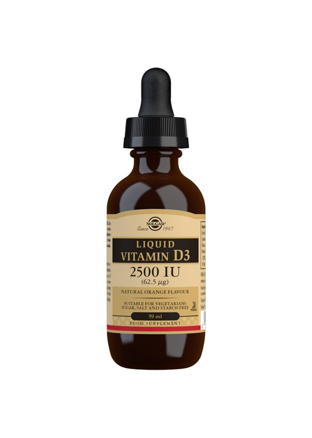 Solgar Liquid Vitamin D3, 2500iu, 59ml
