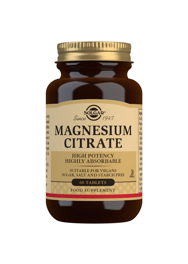 Solgar Magnesium Citrate, 60 Tablets