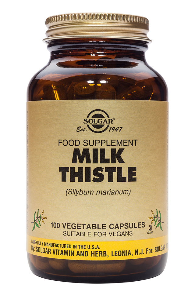 Solgar Milk Thistle, 100mg, 100 VCapsules