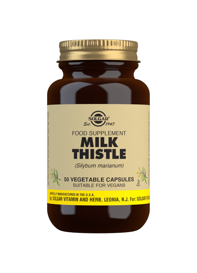 Solgar Milk Thistle, 100mg, 50 VCapsules