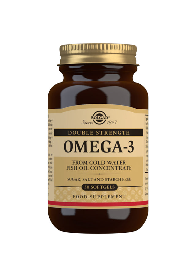 Solgar Omega-3 Double Strength, 30 SoftGels