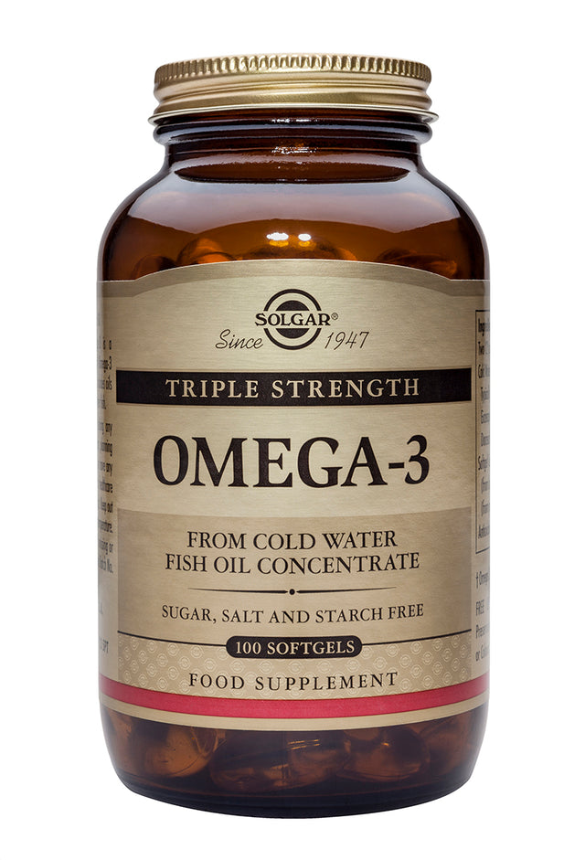 Solgar Omega-3 Triple Strength EPA & DHA, 100 SoftGels