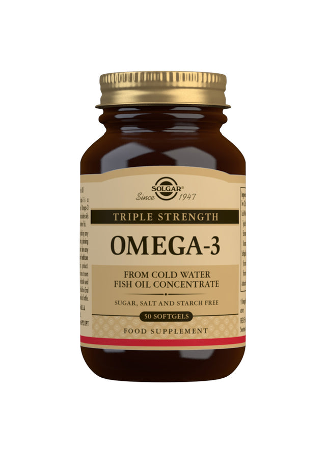 Solgar Omega-3 Triple Strength EPA & DHA, 950mg, 50 SoftGels