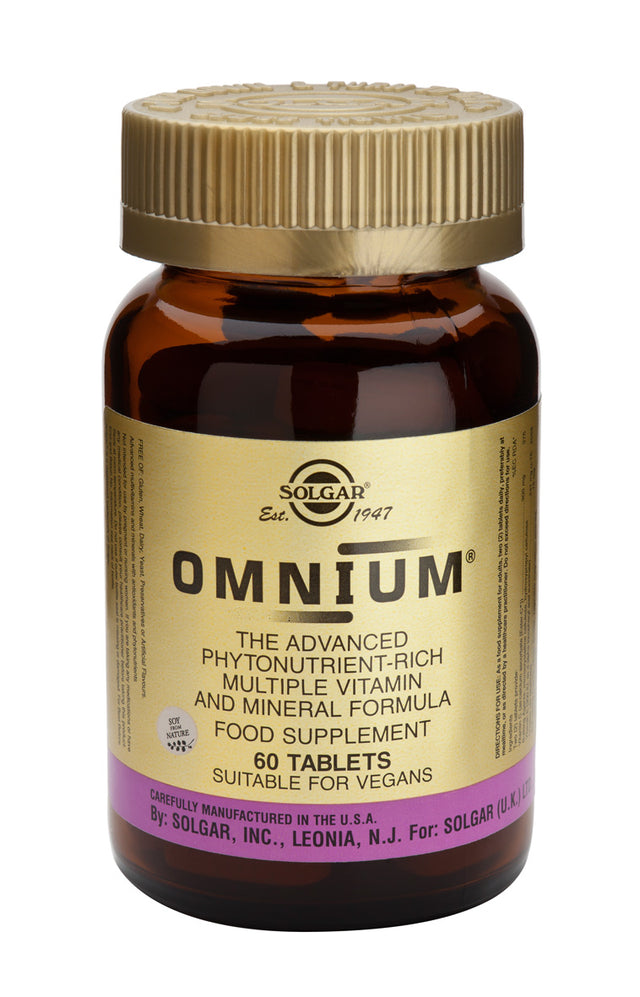 Solgar Omnium (Multi phytonutrient), 60 Tablets