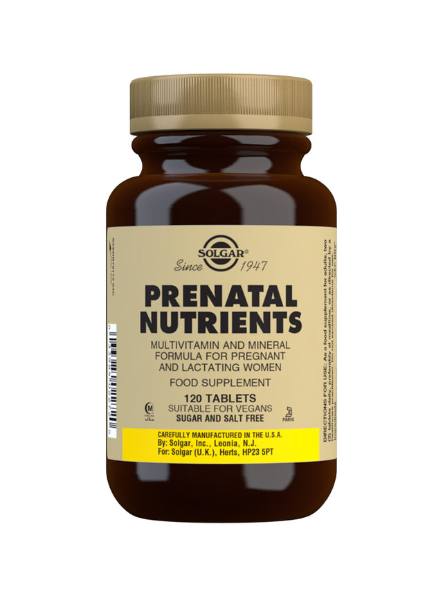 Solgar Prenatal Nutrients, 120 Tablets