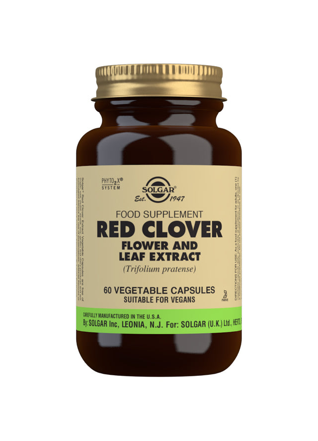 Solgar Red Clover Flower and Leaf Extract,  60vcapsules
