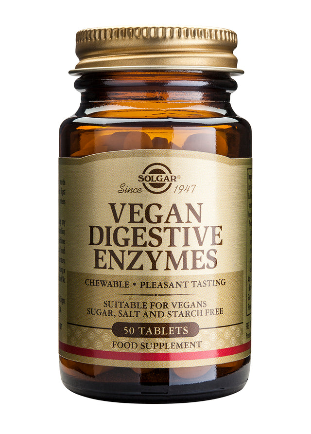 Solgar Vegan Digestive Enzymes, 50 Tablets