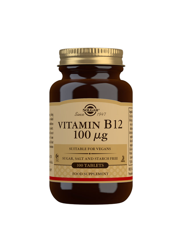 Solgar Vitamin B12, 100ug, 100 Tablets