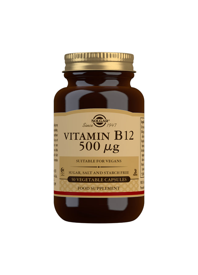 Solgar Vitamin B12, 500ug, 50 Capsules