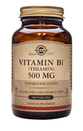 Solgar Vitamin B1, 500mg, 100 Tablets