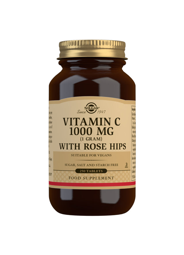 Solgar Vitamin C with Rose Hips, 250 Tablets