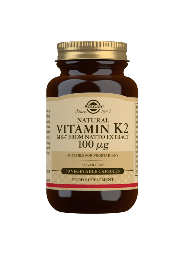 Solgar Vitamin K2, 100mcg, 50 VCapsules