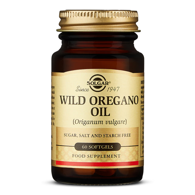 Solgar Wild Oregano Oil Softgels, 60 SoftGels