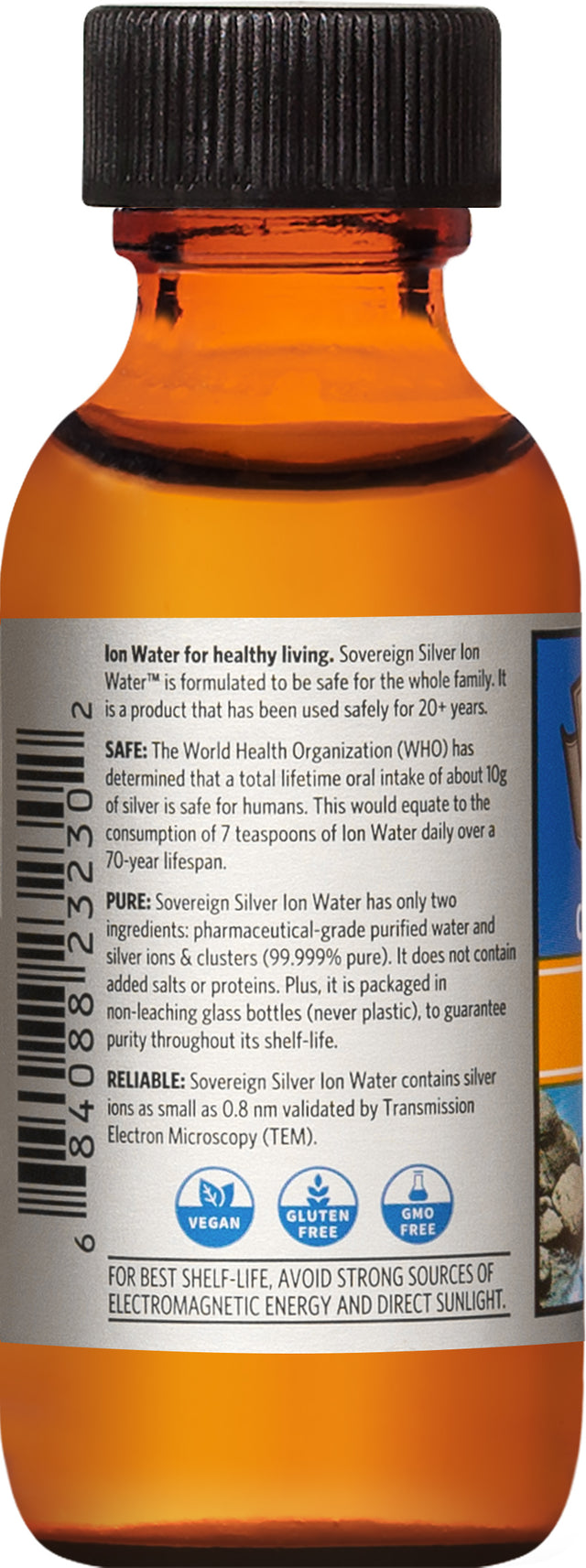 Sovereign Silver Ion Water Twist Top, 29ml