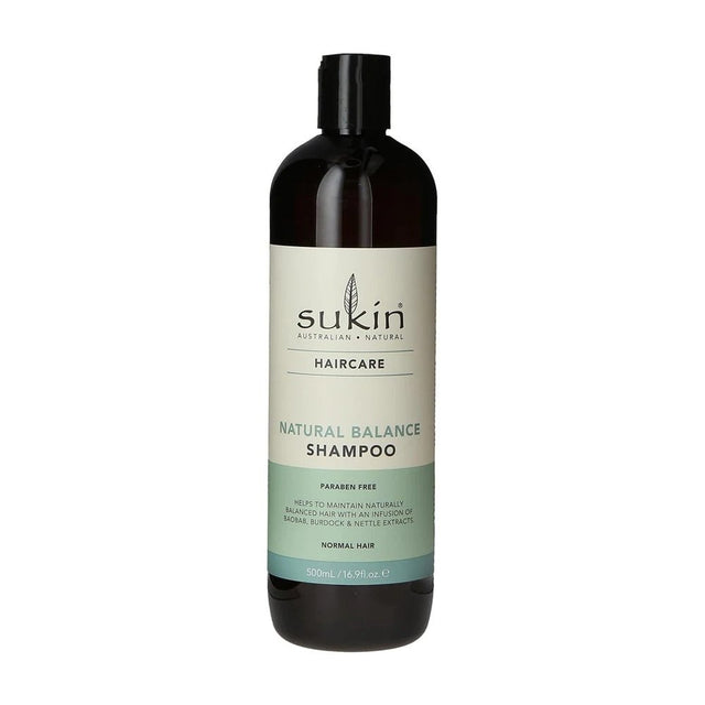Sukin Natural Balance Shampoo, 500ml